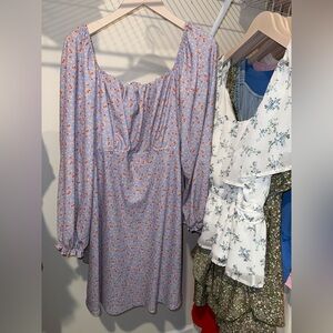 ARULA Floral Lavender Dress